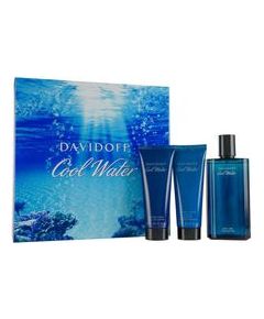 Davidoff Cool Water Man United gift set EDT 125 ml After Shave Balm 75 ml Cool Water and Cool Water Shower Gel 75 ml 125ml