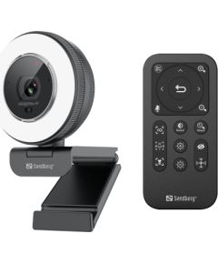 Sandberg 134-39 Streamer USB Webcam Pro Elite