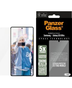 PanzerGlass Ultra-Wide Fit Ceramic Tempered Glass Защитное стекло для Samsung Galaxy S25 Ultra