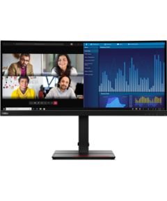 Lenovo ThinkVision P34w-20 LED display 86.7 cm (34.1") 3440 x 1440 pixels Wide Quad HD Black