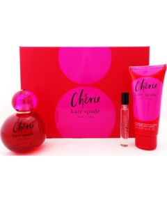 Kate Spade New York CHERIE by Kate Spade 3 pcs Set 3.3 oz. EDP +0.25 oz. EDP + 3.3 oz. B/Lotion New