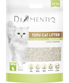 DIAMENTIQ Tofu Matcha Ultra clumping - plant-based litter - 2.5 kg