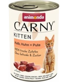 ANIMONDA Carny Kitten Veal, chicken, turkey - wet cat food - 400g