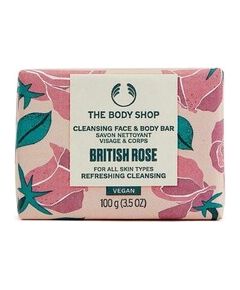 The Body Shop British Rose Cleansing Face & Body Bar 100.0g