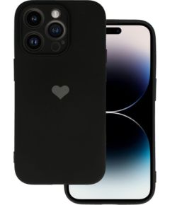 Vennus Samsung  GALAXY A13 4G PATTERN SILICONE HEART CASE FOR Black