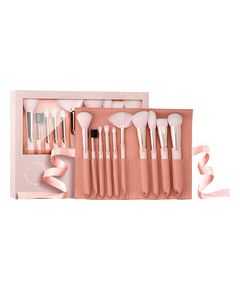 Makeup Revolution Revolution PRO x Influencer Overnight Full Beat Brush Set & Roll - Sada štětců
