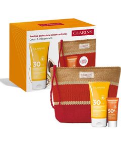Clarins Anti-Aging Sun Protection Routine Kit - Dárková sada