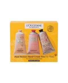 L'occitane Pink Flowers Hand Cream Trio Set 75ml
