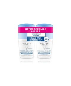 Vichy Mineral Deodorant ( 2 pcs ) - Mineral ball deodorant 50ml