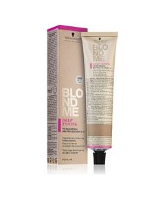 Schwarzkopf BlondMe Deep Toning Peach Sorbet - Polopermanentní toner pro blond vlasy 60 ml Peach Sorbet 0ml