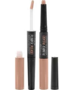 Maybelline Plumper, Please! Shaping Lip Duo - Vyplňujíčí a zvětšující rtěnka a lesk 5 ml Tease, Tease