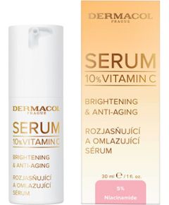 Dermacol Brightenning & Anti-Aging Serum - Rozjasňující a omlazující sérum s vitamínem C 30ml