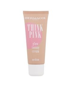 Dermacol Think Pink Glow Toning Cream - Rozjasňující tónovací krém 30 ml 1 Light