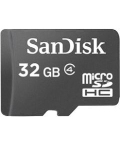 Memory card SanDisk microSDHC 32GB CL4 + Adapter