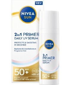 Nivea Daily UV Serum 2in1 Primer SPF 50+ - Pleťové sérum 2v1 30ml