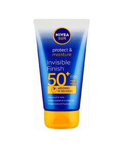 Nivea Invisible Finish Sun Protect & Moisture Sun Milk SPF 50+ - Mléko na opalování 150ml
