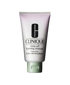 Clinique Rinse-Off Foaming Cleanser - cleansing foam on face 150ml