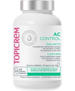 Topicrem AC Control Clear Skin - Doplněk stravy pro problematickou pleť se sklonem k akné ( 60 ks )