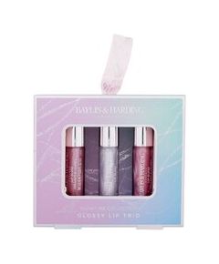 Baylis & Harding Jojoba, Vanilla & Almond Oil Signature Collection Glossy Lip Trio - Dárková sada 2ml