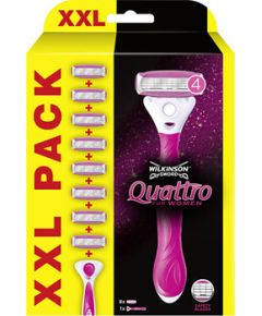 Wilkinson Sword Quattro for Women - Holicí strojek + 8 ks náhradních hlavic