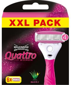 Wilkinson Sword Quattro For Women ( 6 pcs )