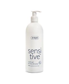 Ziaja Sensitive Face & Body Wash Gel - Krémový mycí gel na obličej a tělo 400ml