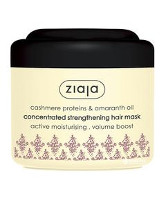 Ziaja Strengthening Hair Mask with amaranth oil Cashmere ( Concentrate d Strength ening Hair Mask) 200 ml 200ml