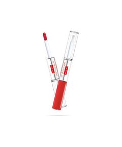 Pupa Long (Liquid Lip Colour) 2 x 4 ml 007 Coral Sunrise