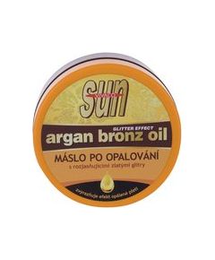 Vivaco Sun Argan Bronze Oil - After-sun butter with brightening gold glitter 200ml