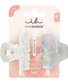 Invisibobble Clipstar Pearly Frost M - Skřipec do vlasů 2 ks