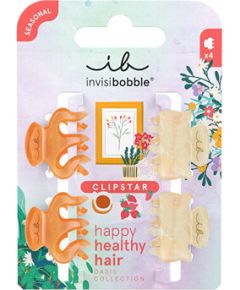 Invisibobble Clipstar XS Oasis Petit Citrus - Skřipec do vlasů 4 ks