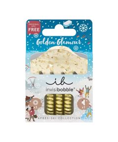 Invisibobble Apres Ski Golden Glamour - Sada vlasových doplňků