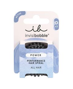 Invisibobble Power True Black - Gumička do vlasů ( 3 ks )