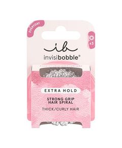 Invisibobble Extra Hold Crystal Clear 3 pcs