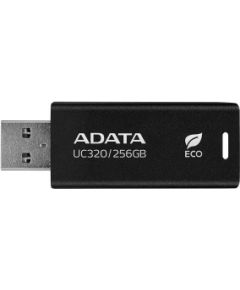 A-data MEMORY DRIVE FLASH USB3.2 256G/BLACK UC320-256G-RBK/BK ADATA