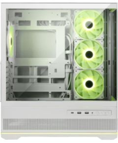 Case MSI MAG PANO 110R PZ / WHITE MidiTower Case product features Transparent panel Not included Colour Black MAGPANO110RPZWHITE