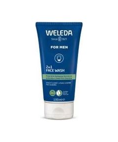 Weleda For Men 2in1 Face Wash - Čisticí gel na obličej a vousy pro muže 100ml