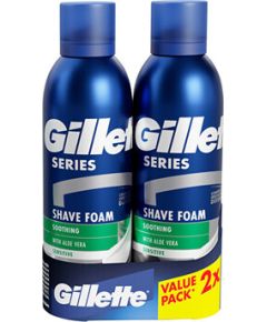 Gillette Series Soothing Shave Foam Duopack 200ml