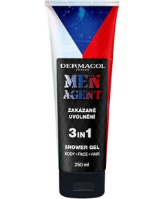 Dermacol Zakázané uvolnění Men Agent 3in1 Shower Gel - Sprchový gel 250ml