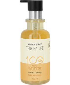 Vivian Gray True Nature Cedar & Patchouli Cream Soap - Krémové tekuté mýdlo 300ml
