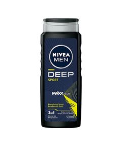 Nivea Deep Sport Men Body, Face & Hair Shower Gel 500ml