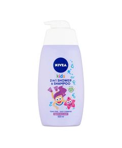 Nivea 2 in 1 Shower Shampoo - Baby shower gel and shampoo 2 in 1 with the aroma of forest fruits 500ml