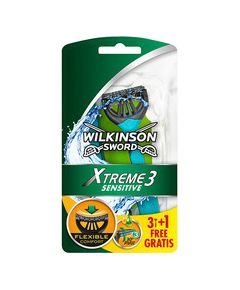 Wilkinson Sword Xtreme3 ​​Sensitive (4 pcs) - Disposable razor for men