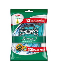 Wilkinson Sword Xtreme3 ​​Pure Sensitive (12 pcs) - Disposable razor for men
