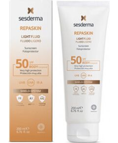 Sesderma Repaskin Light Fluid Sunscreen SPF 50 - Lehké tělové mléko na opalování 200ml