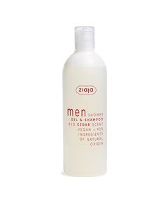 Ziaja Red Cedar Men Gel & Shampoo 400ml