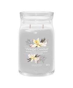 Yankee Candle Smoked Vanilla & Cashmere Signature Candle (smoked vanilla and cashmere) 567.0g