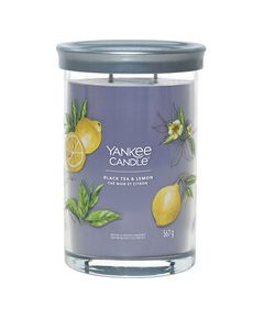 Yankee Candle Black Tea & Lemon Signature Tumbler Candle (black tea and lemon) 567.0g