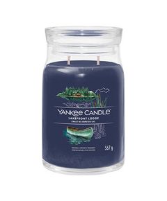Yankee Candle Lakefront Lodge Signature Candle ( cottage by the lake ) 368.0g