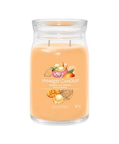 Yankee Candle Mango Ice Cream Signature Candle (mango ice cream) 368.0g